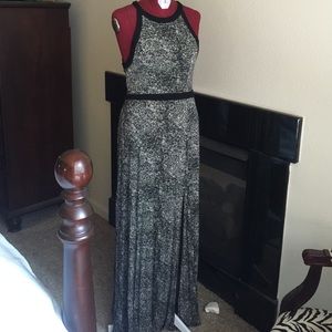 Urban Outfitters black and white maxi dress