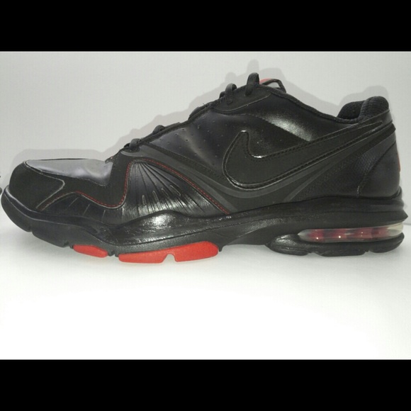 Nike Men's Air Max Edge Black Varsity Red Black