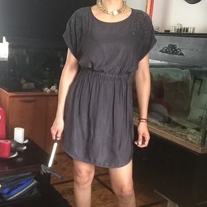 T3 Express black beaded dress