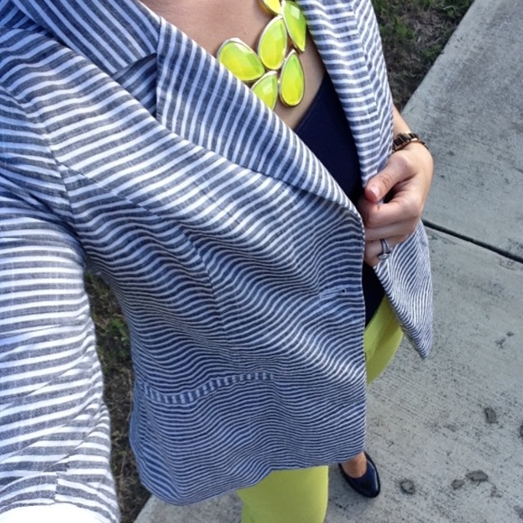 C. Luce Mini Striped Blazer - Picture 2 of 4