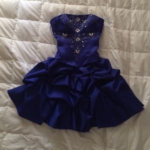 Royal Blue Homecoming Dress