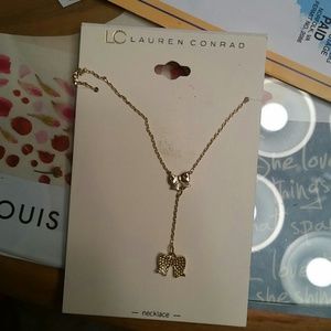 Lauren Conrad cute bow necklace