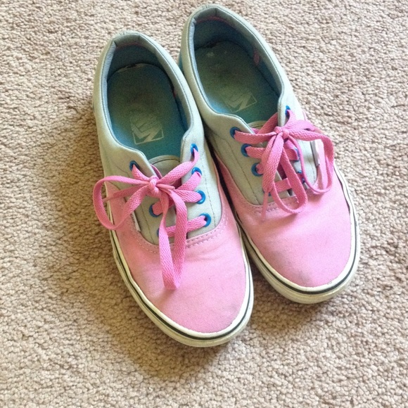 Vans color block shoes size 7