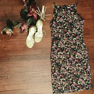 Floral print summer dress