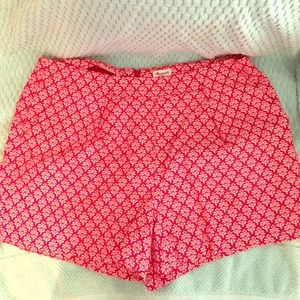 Awesome madewell red and white shorts 6
