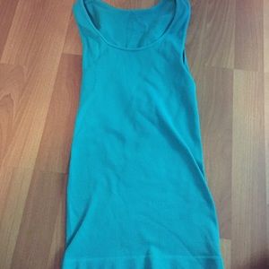 Turquoise tank