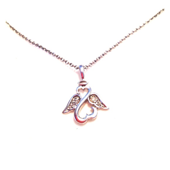 NEVER USED open heart necklace. PERFECT condition