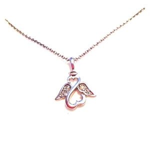 NEVER USED open heart necklace. PERFECT condition