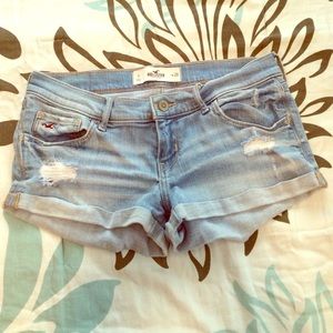 Hollister jean shorts
