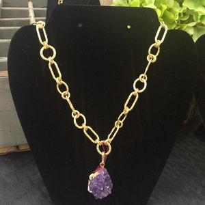 Handmade and natural stone necklace