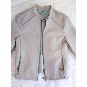 leather jacket (authentic leather)