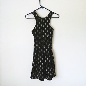 Pineapple skater dress