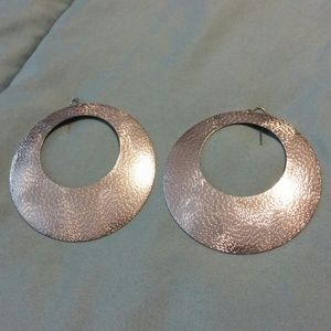 Silver earrings