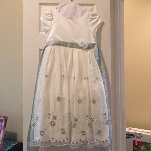 Girls formal short sleeve dress