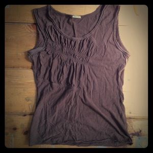 Bamboo cotton shirred top