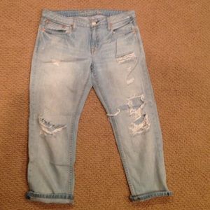 AE crop jeans