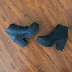 Platform booties