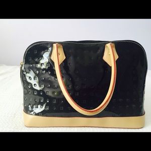 ARCADIA BAG GENUINE PATENT LEATHER