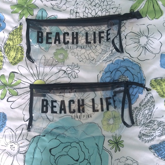 PINK Victoria's Secret beach plastic bag