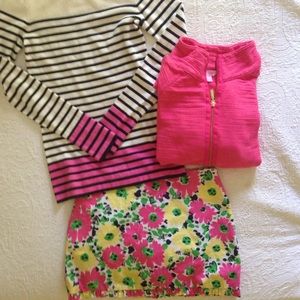 Lilly Pulitzer bundle (Sweater, Popover, & Skort)