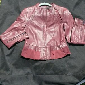 GORGEOUS BCBG LEATHER JACKET