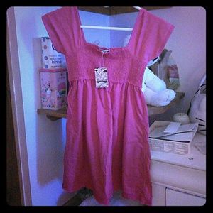 Pink babydoll long top