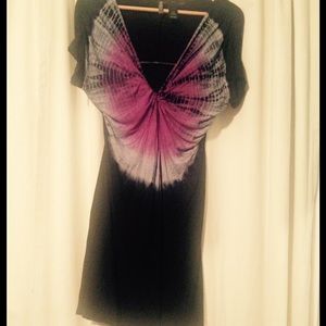 Bisou Bisou Tie Dye Beach CoverUp Dress