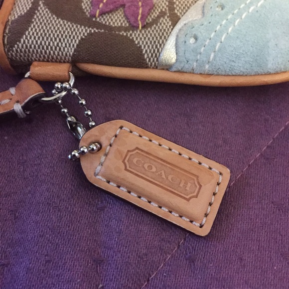 Khaki Coach Fish Mini Purse/Wristlet (Rare!) - Picture 2 of 4