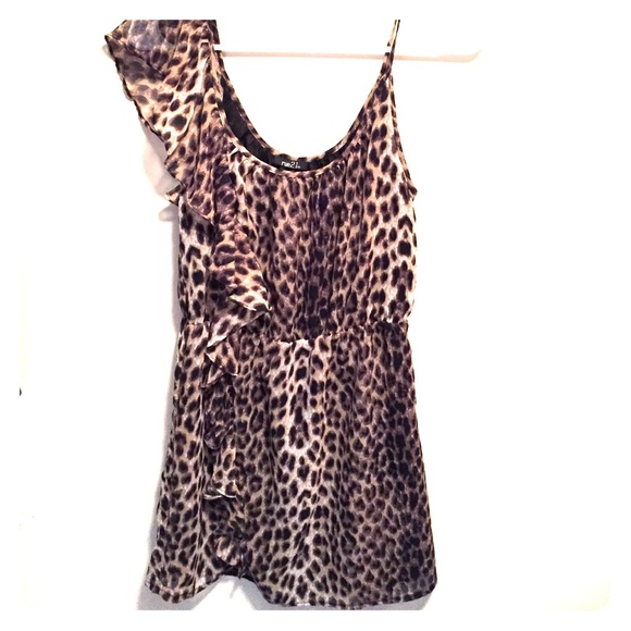 Cheetah cocktail dress