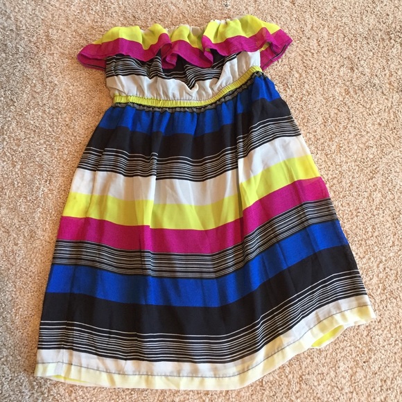 Black and neon dress