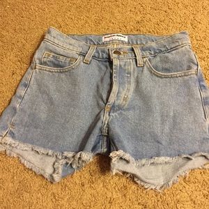 American Apparel high waisted shorts
