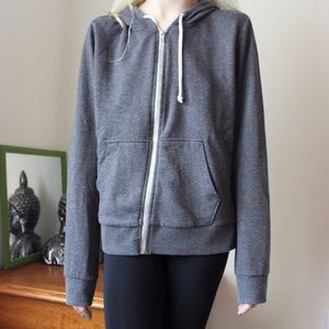 H&M Gray Zip Hoodie