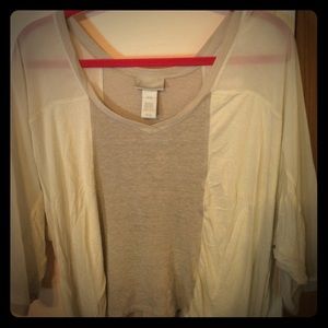 Mixed Media Lane Bryant Dolman Sleeve Top