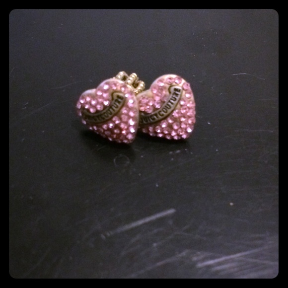 Juicy Couture Pink Heart Earrings