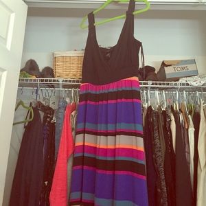 Torrid glam striped maxi dress