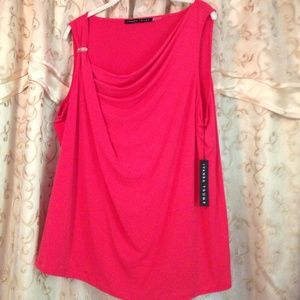 Ivanka Trump salmon colored tank