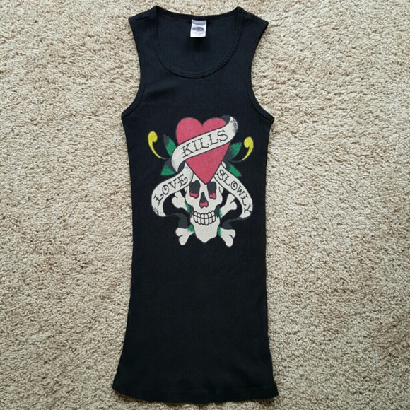 Ed Hardy Love Kills Tank Top