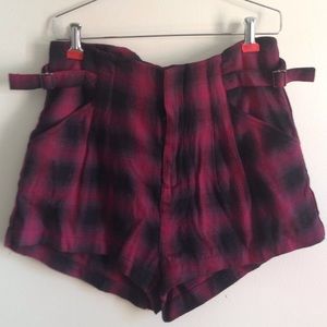 Urban Outfitters plaid shorts