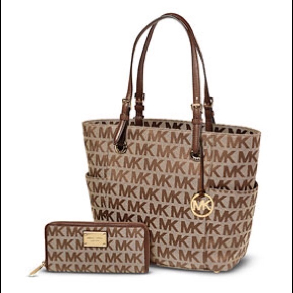 Michael Kors® Signature Logo Tote and Wallet