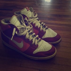 Retro Air Force One Nikes (high tops)