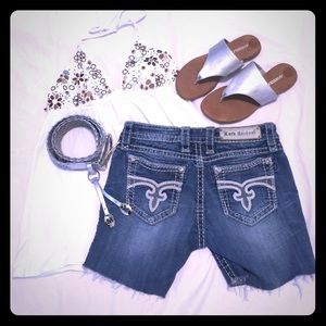 Rock Revival Jean Shorts! Size 27