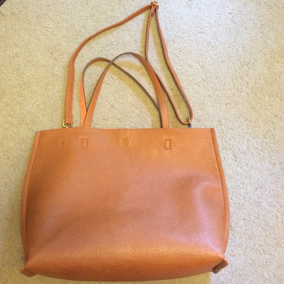Reversible Vegan Leather Tote Bag