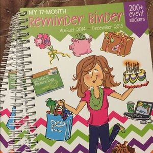 17-Month Reminder Binder Organizer/Planner/Address