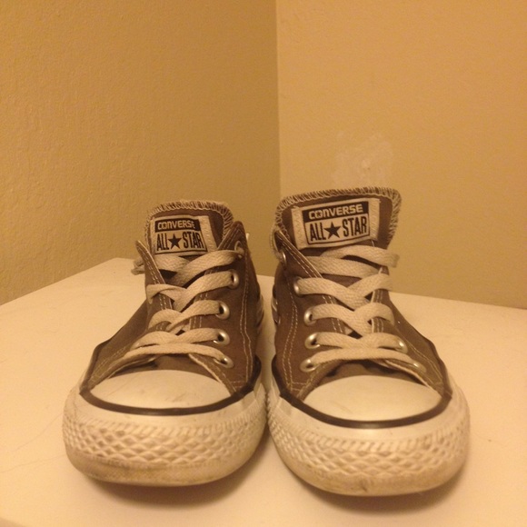 Converse all star gray sneakers pre owned size 6