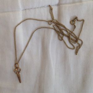 Scissor Pendant Necklace