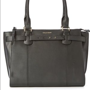 NWT Cole Haan "Cameron" Leather Large Satchel