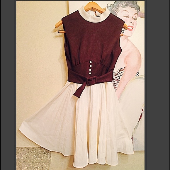 Vintage Dresses & Skirts - True Vintage Perma Pleated Shirt Dress