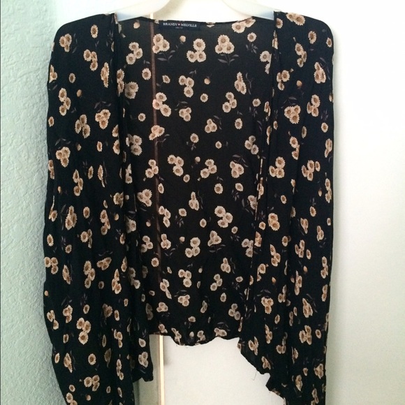 Brandy Melville Sunflower Kimono