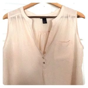 Peach and Royal blue/purple sleeveless tops