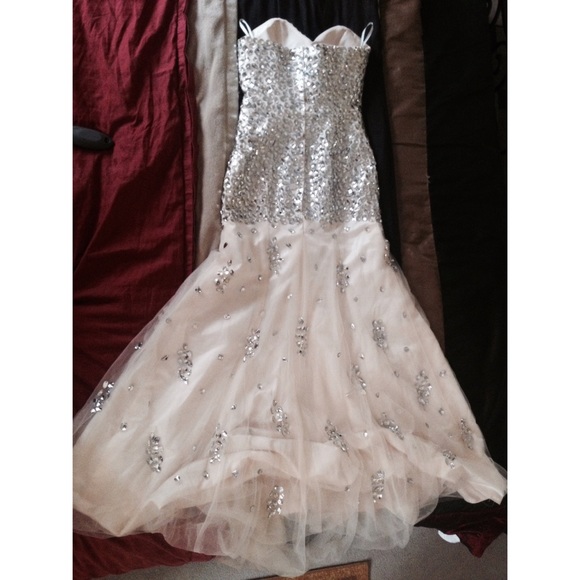Crystal Diamond Prom Dress - Picture 1 of 3